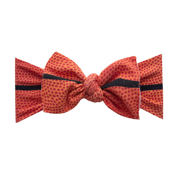 printed-knot-basketball Baby Bling Bows clips headbands - Sophia's StylePRINTED KNOT-